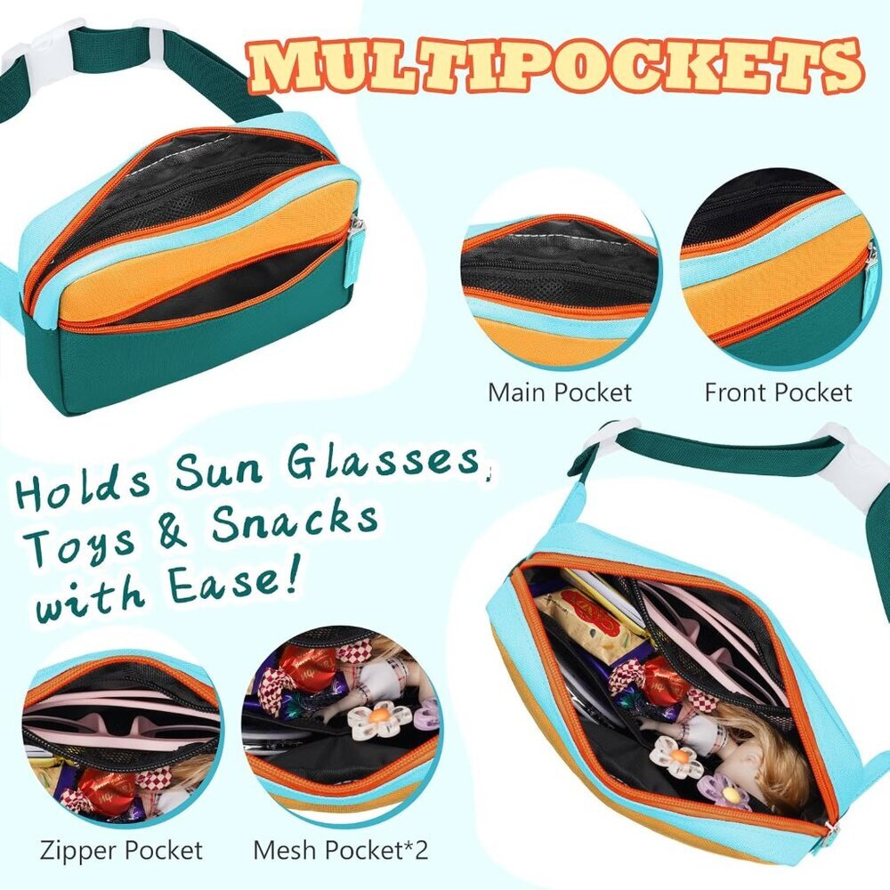 Durable Polyester Fanny Pack With Two Pockets - S… - image 4